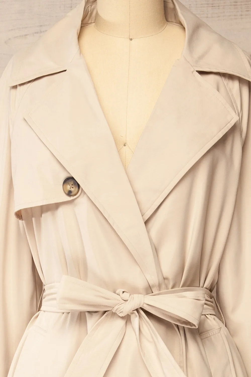 Bilimora | Beige Trench Coat w/ Belt sold by Boutique 1861 product image thumbnail 4