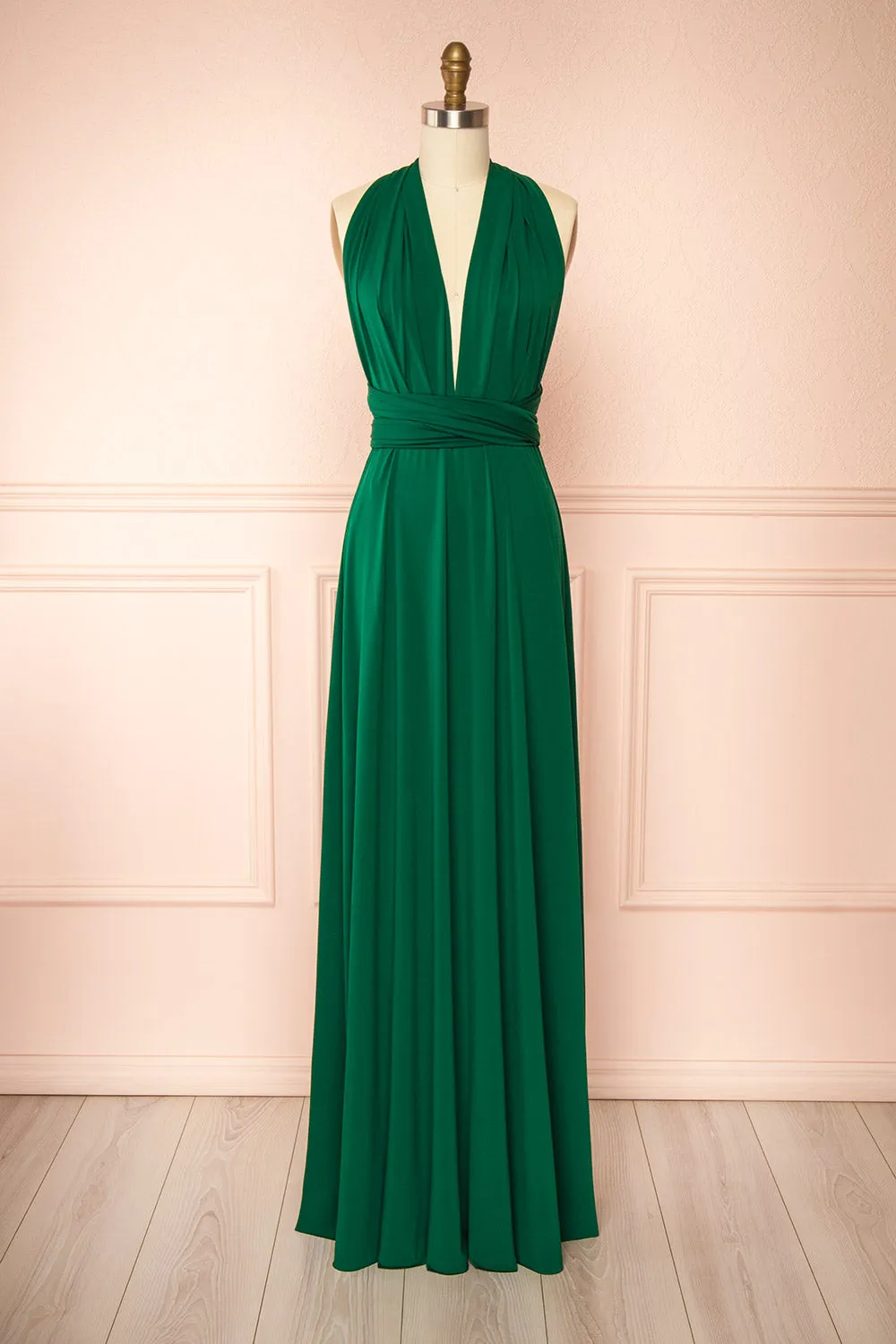 Elena Green | Convertible Maxi Dress sold by Boutique 1861
