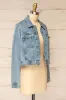 Fuzhou | Cropped Demin Jacket w/ Pockets sold by Boutique 1861
