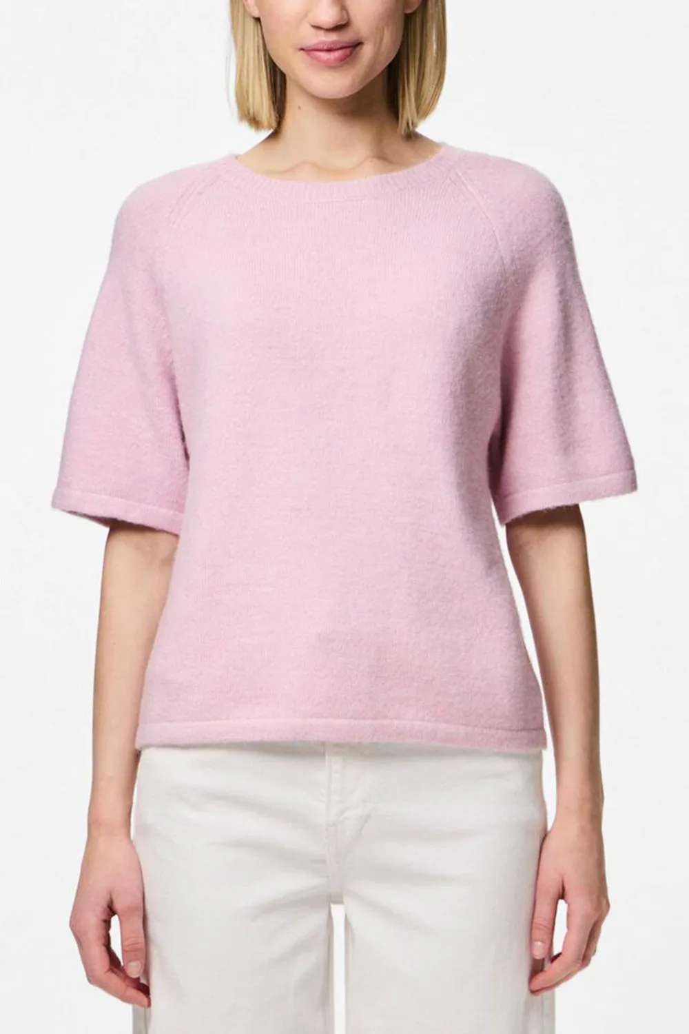 Cotonou | Oversized Pink Knit T-Shirt sold by Boutique 1861 product image thumbnail 2