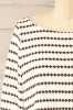 Haumi Ivory | Cropped Diamond-Patterned Knit Top sold by Boutique 1861