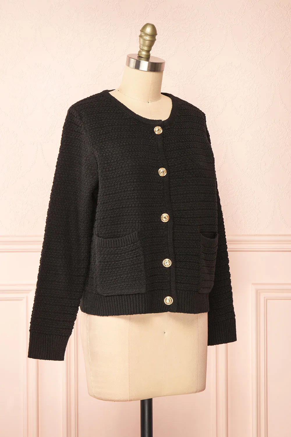 Suzie Black | Oversized Knit Cardigan sold by Boutique 1861 product image thumbnail 4