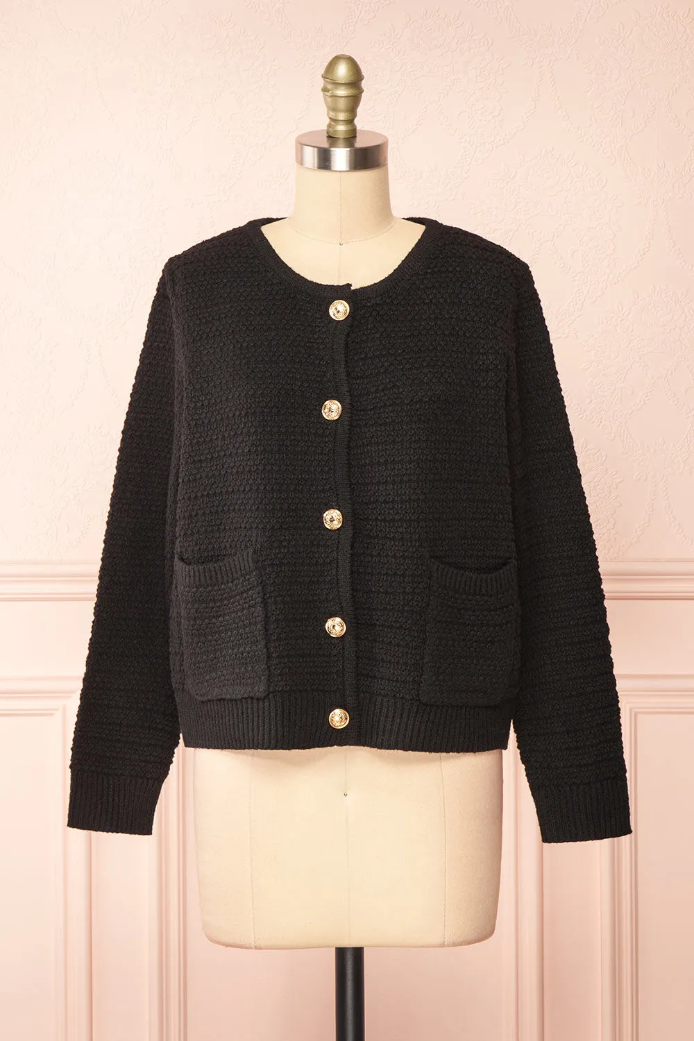 Suzie Black | Oversized Knit Cardigan sold by Boutique 1861