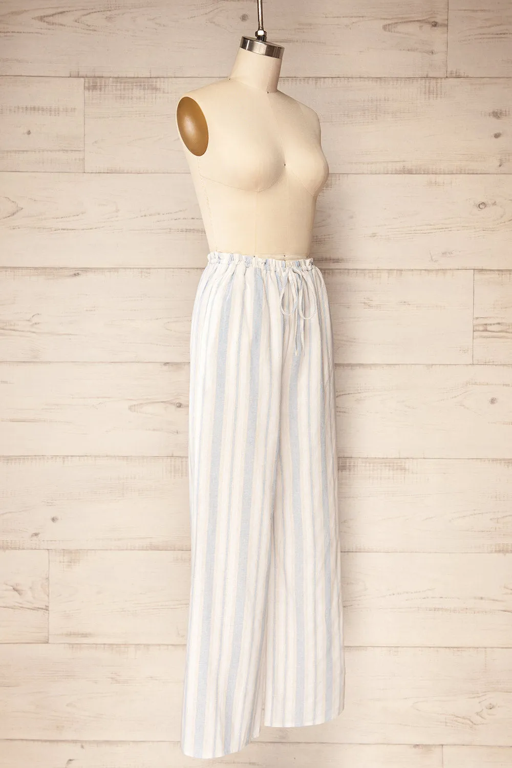 Embu | Wide Leg Striped Linen Pants sold by Boutique 1861 product image thumbnail 4