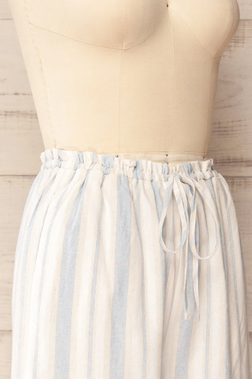 Embu | Wide Leg Striped Linen Pants sold by Boutique 1861 product image thumbnail 5