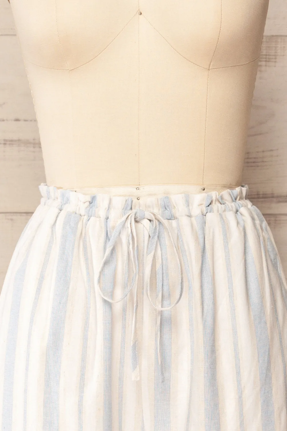 Embu | Wide Leg Striped Linen Pants sold by Boutique 1861 product image thumbnail 3