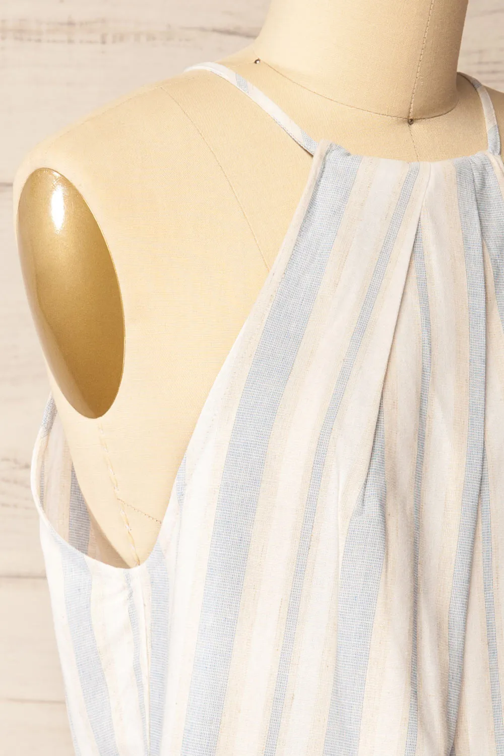 Ercis | Striped Linen Halter Top sold by Boutique 1861 product image thumbnail 5