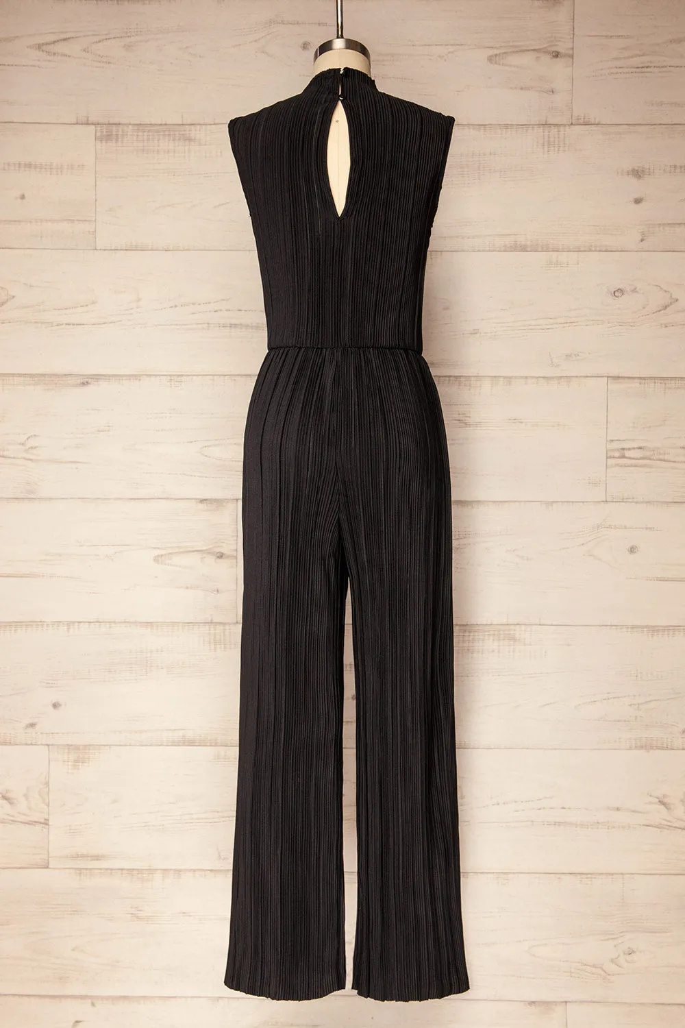 Budta | Sleeveless Black Ribbed Jumpsuit sold by Boutique 1861 product image thumbnail 5