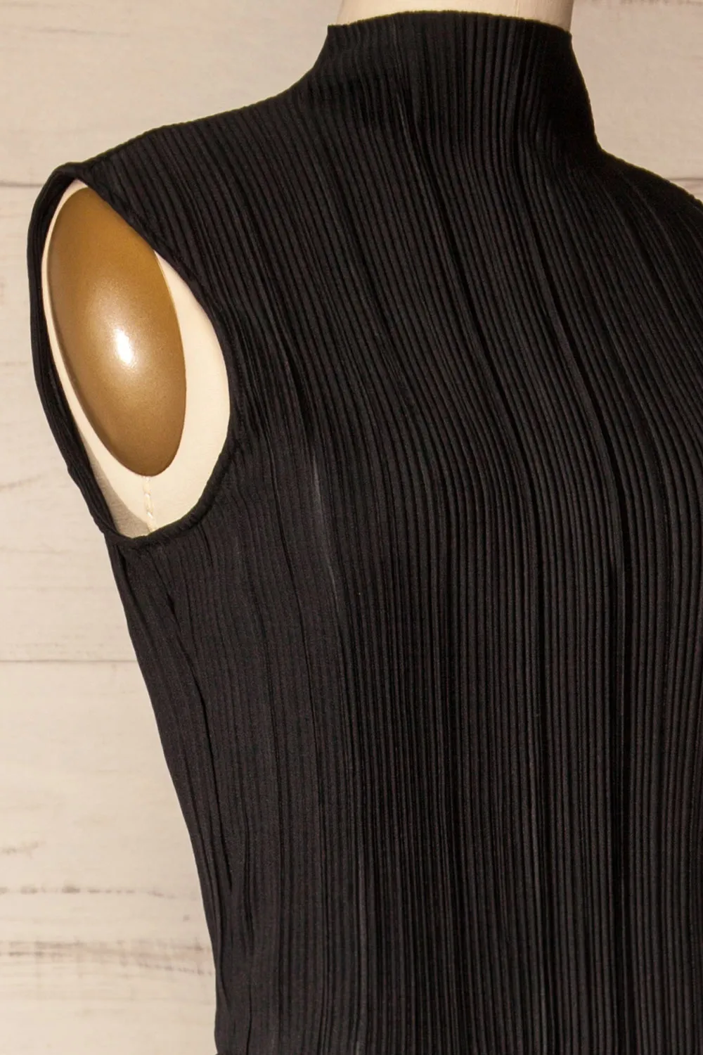 Budta | Sleeveless Black Ribbed Jumpsuit sold by Boutique 1861 product image thumbnail 4