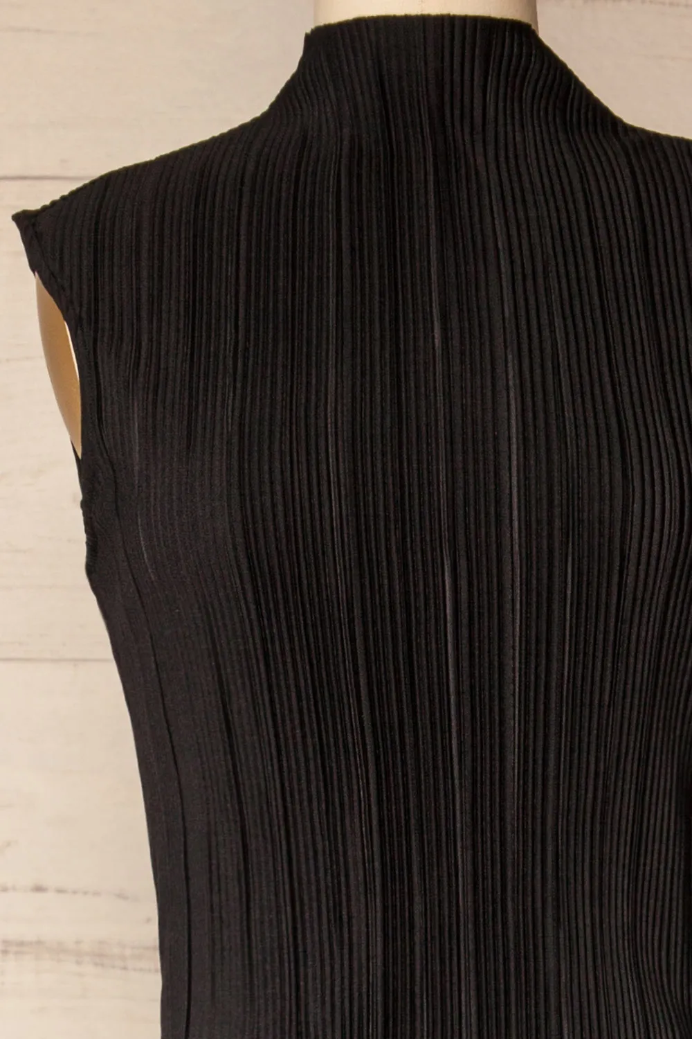 Budta | Sleeveless Black Ribbed Jumpsuit sold by Boutique 1861 product image thumbnail 2