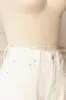 Dugla Ivory | High-Waisted Denim Shorts sold by Boutique 1861