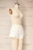 Dugla Ivory | High-Waisted Denim Shorts sold by Boutique 1861
