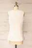 Danda Beige | Longline Button-Down Vest Top sold by Boutique 1861