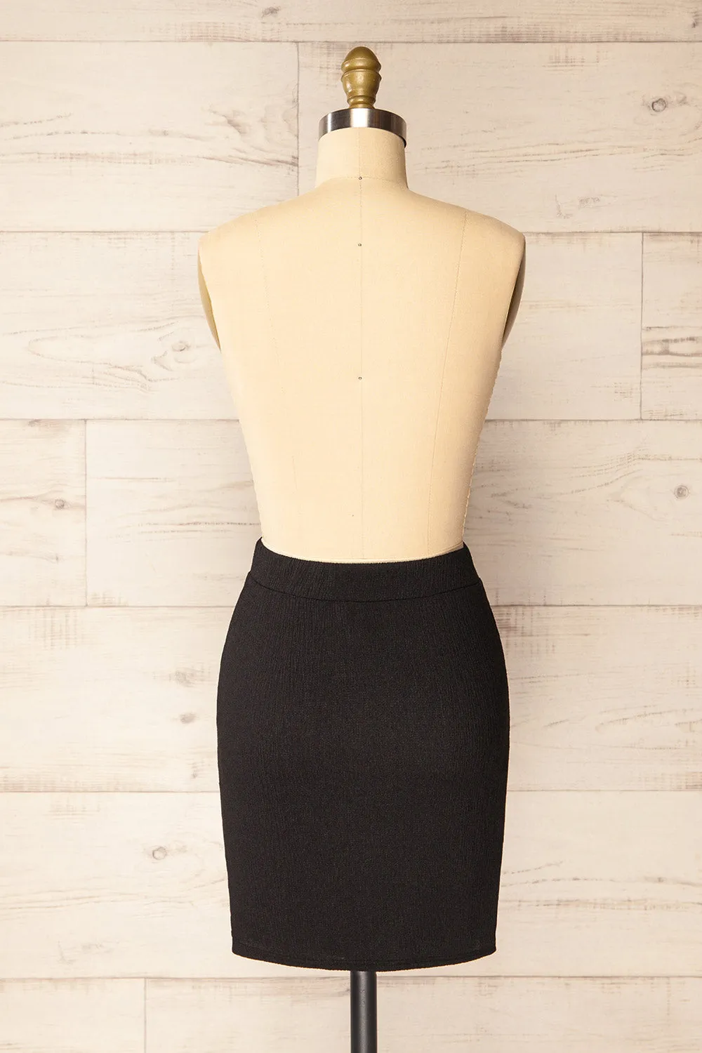 Asher Black | Textured Mini Skirt sold by Boutique 1861 product image thumbnail 5