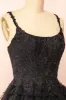 Zarielle | Short Black Tulle Tiered Dress sold by Boutique 1861