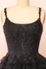 Zarielle | Short Black Tulle Tiered Dress sold by Boutique 1861