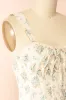 Chinaka | Midi Floral Corset Dress with High Slit sold by Boutique 1861