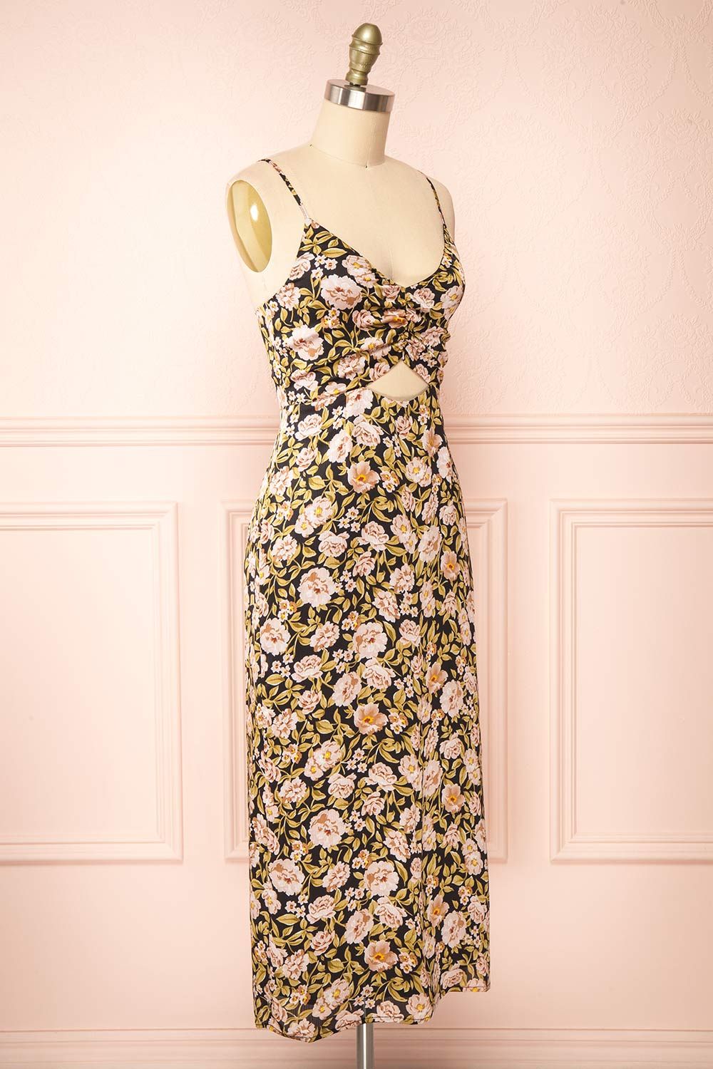 Vladlena | Floral Chiffon Midi Dress sold by Boutique 1861 product image thumbnail 3