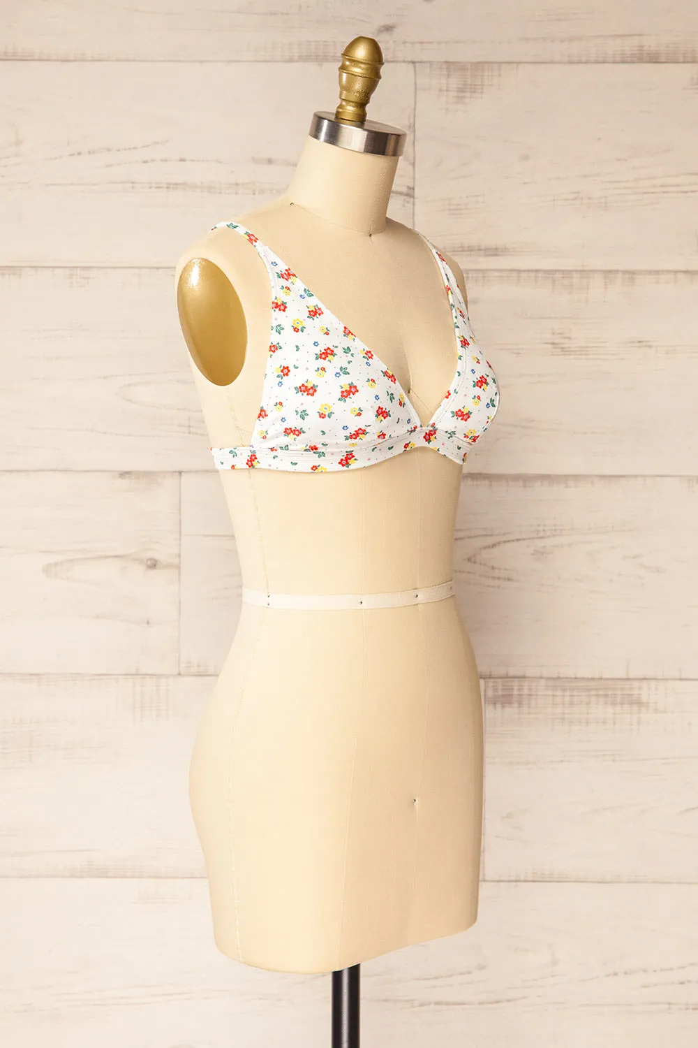Dhap Flowers and Dots | Bikini Top sold by Boutique 1861 product image thumbnail 4