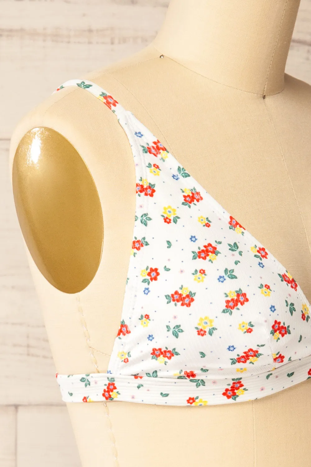 Dhap Flowers and Dots | Bikini Top sold by Boutique 1861 product image thumbnail 5