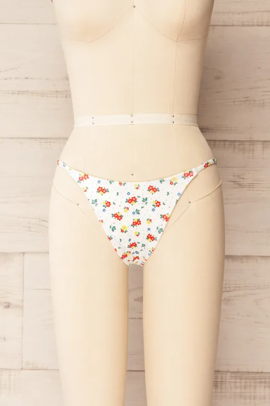 Depok Flowers and Dots | Bikini Bottom sold by Boutique 1861