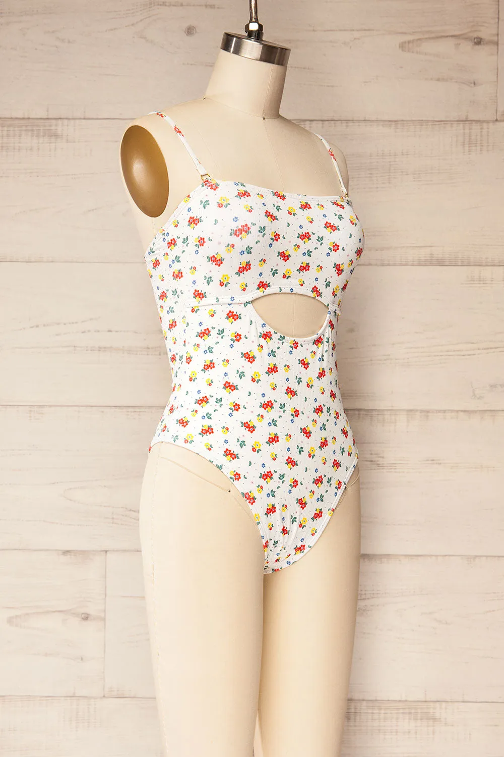 Baoding Flowers and Dots | One-Piece Swimsuit sold by Boutique 1861 product image thumbnail 4