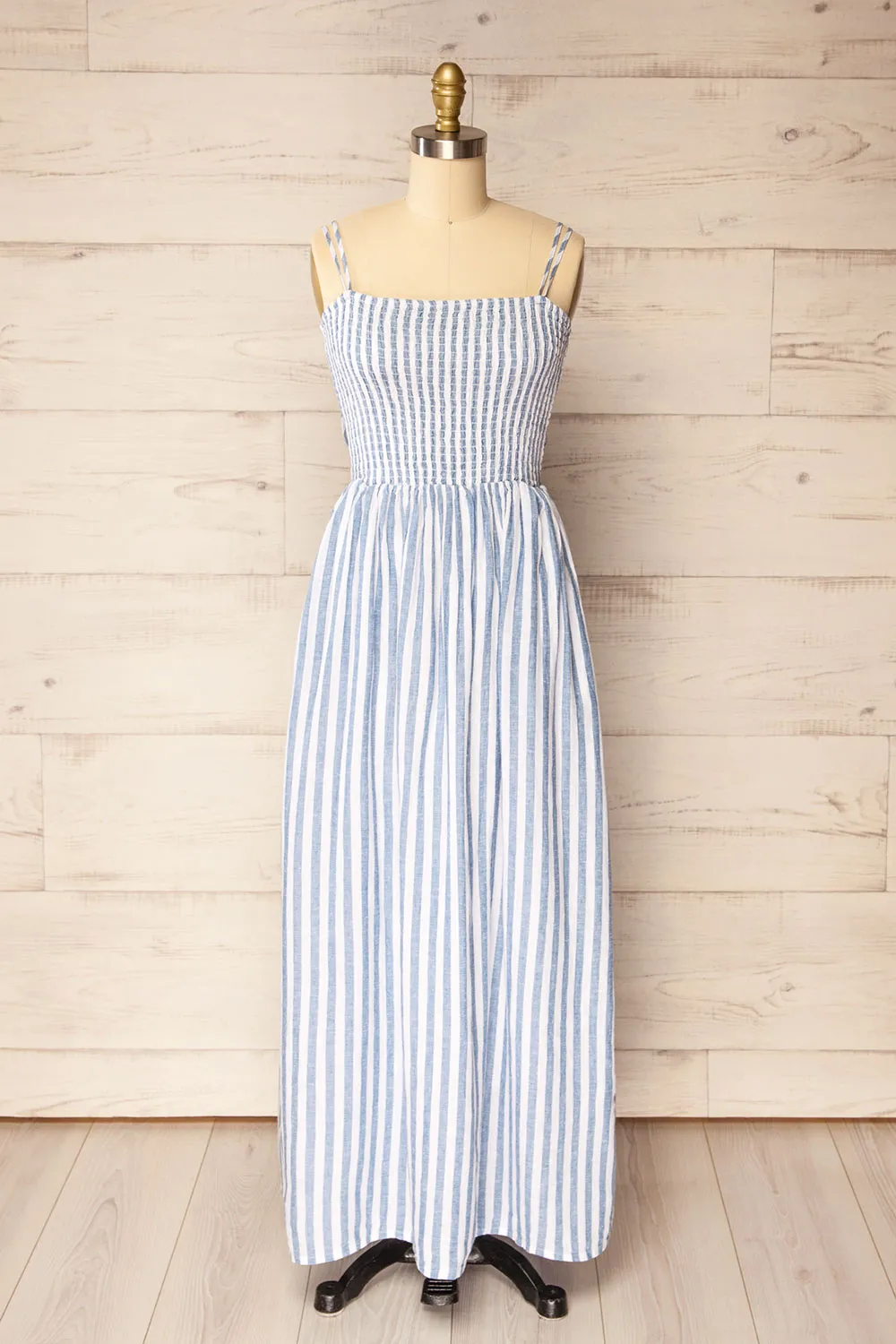 Sedona | Long Striped Dress with Pockets sold by Boutique 1861