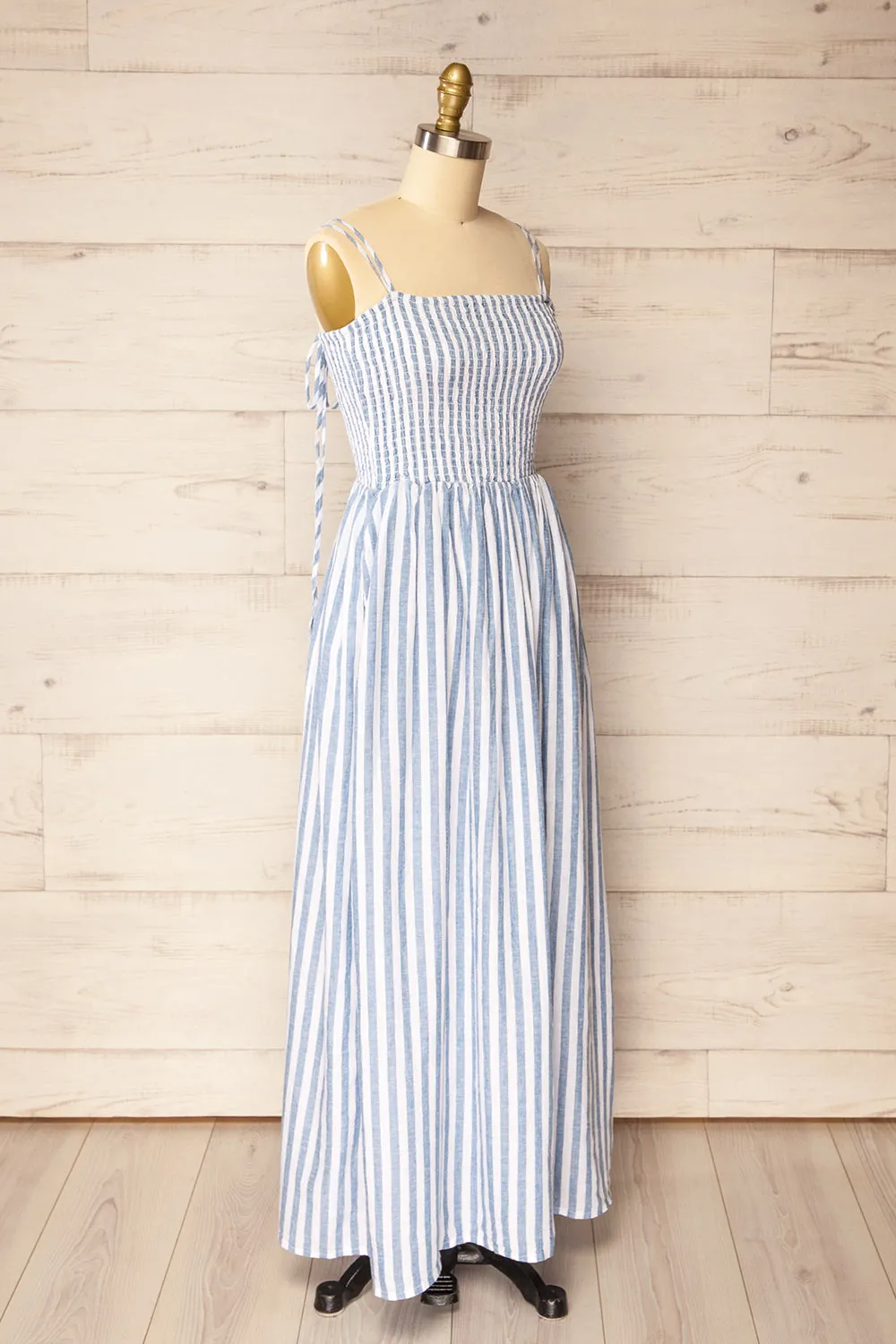 Sedona | Long Striped Dress with Pockets sold by Boutique 1861 product image thumbnail 4