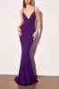 Gabriela Purple | Mermaid Dress with Open Back sold by Boutique 1861