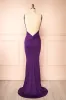 Gabriela Purple | Mermaid Dress with Open Back sold by Boutique 1861