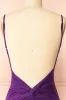 Gabriela Purple | Mermaid Dress with Open Back sold by Boutique 1861