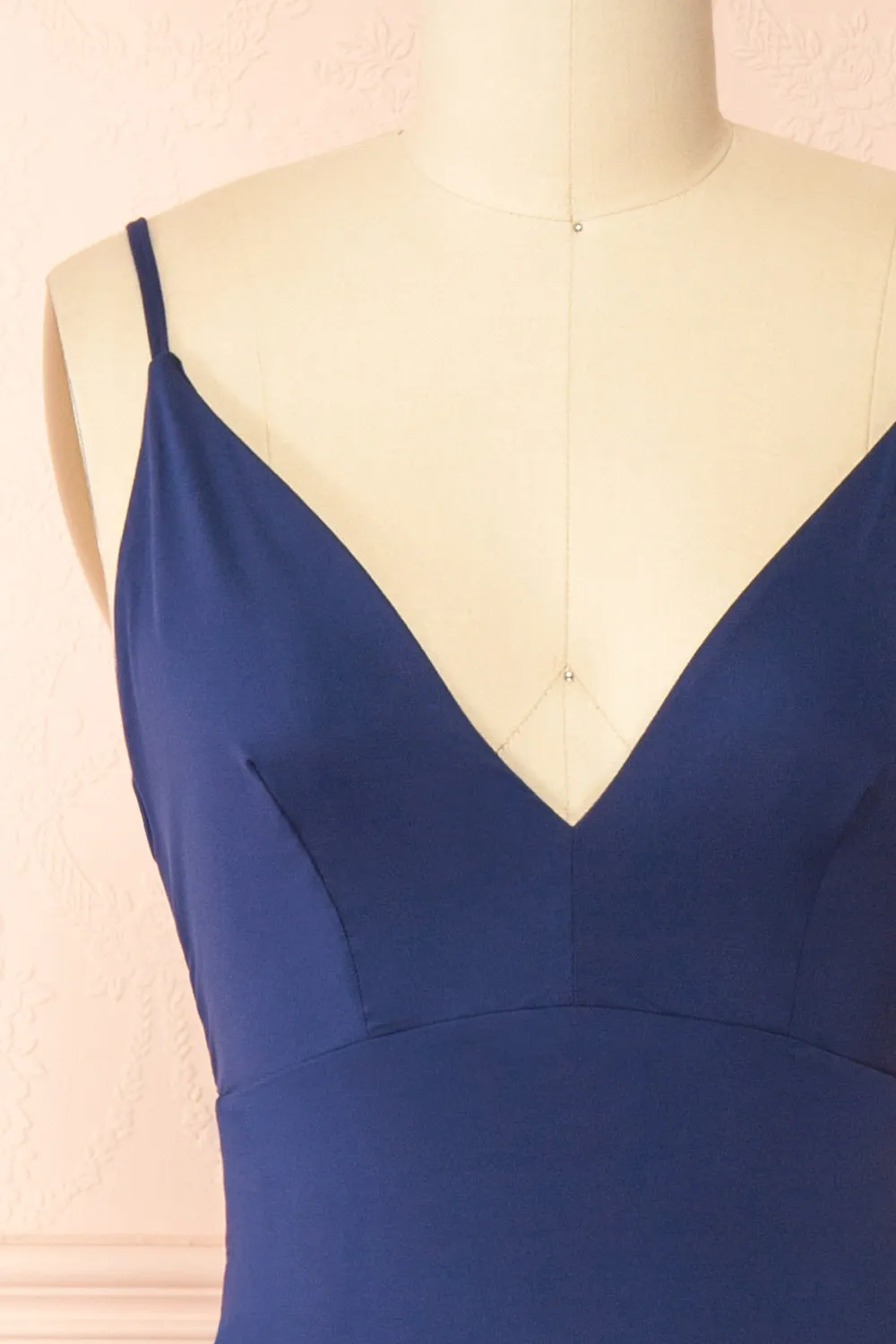 Gabriela Navy | Mermaid Dress with Open Back sold by Boutique 1861 product image thumbnail 4