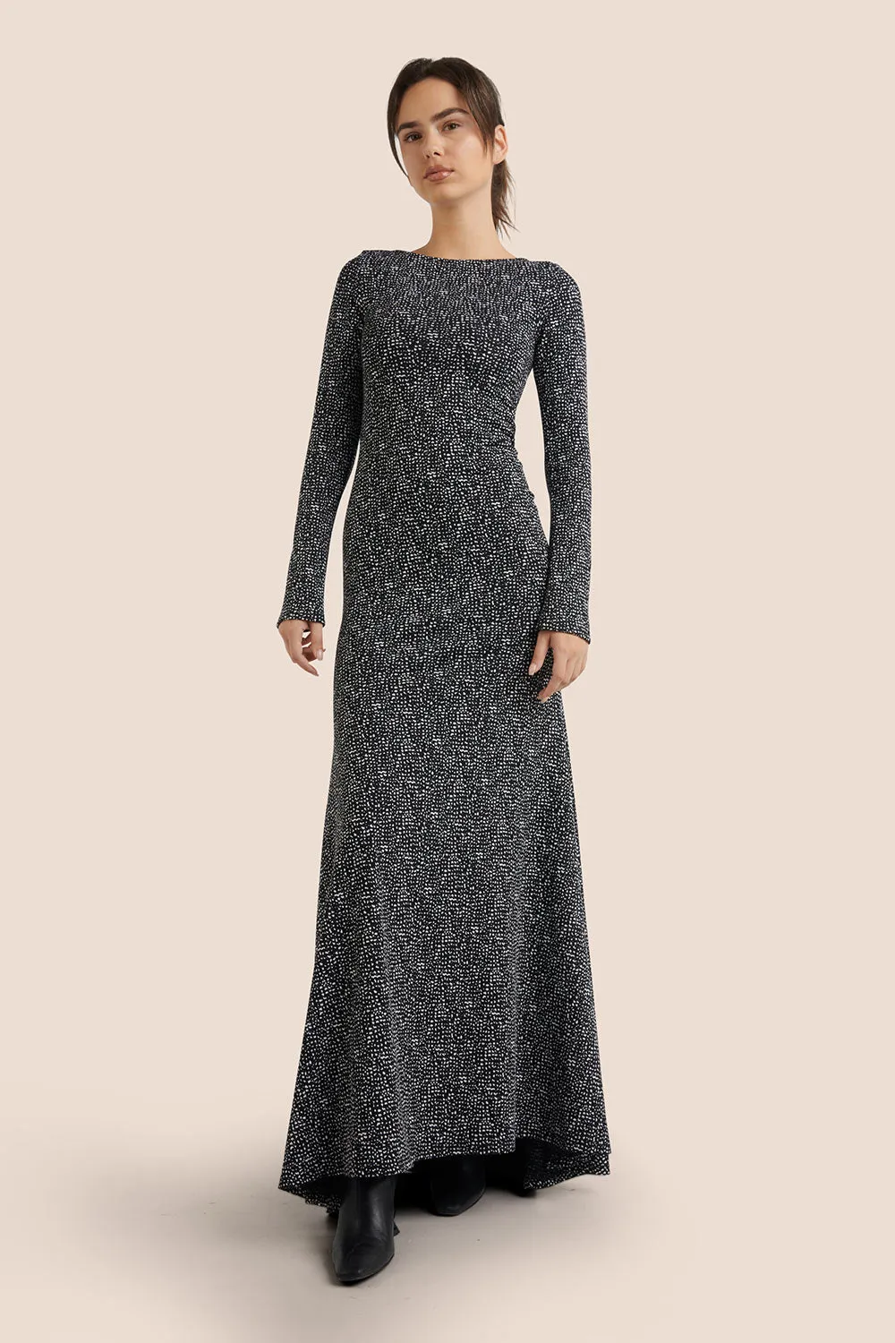 Sophya Black | Long Sleeved Mermaid Maxi Dress sold by Boutique 1861 product image thumbnail 2