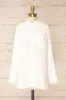 Remington White |  Long Translucent Shirt sold by Boutique 1861