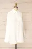 Remington White |  Long Translucent Shirt sold by Boutique 1861