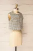 Panauti | Tweed Sleeveless Top with Golden Buttons sold by Boutique 1861