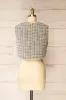 Panauti | Tweed Sleeveless Top with Golden Buttons sold by Boutique 1861