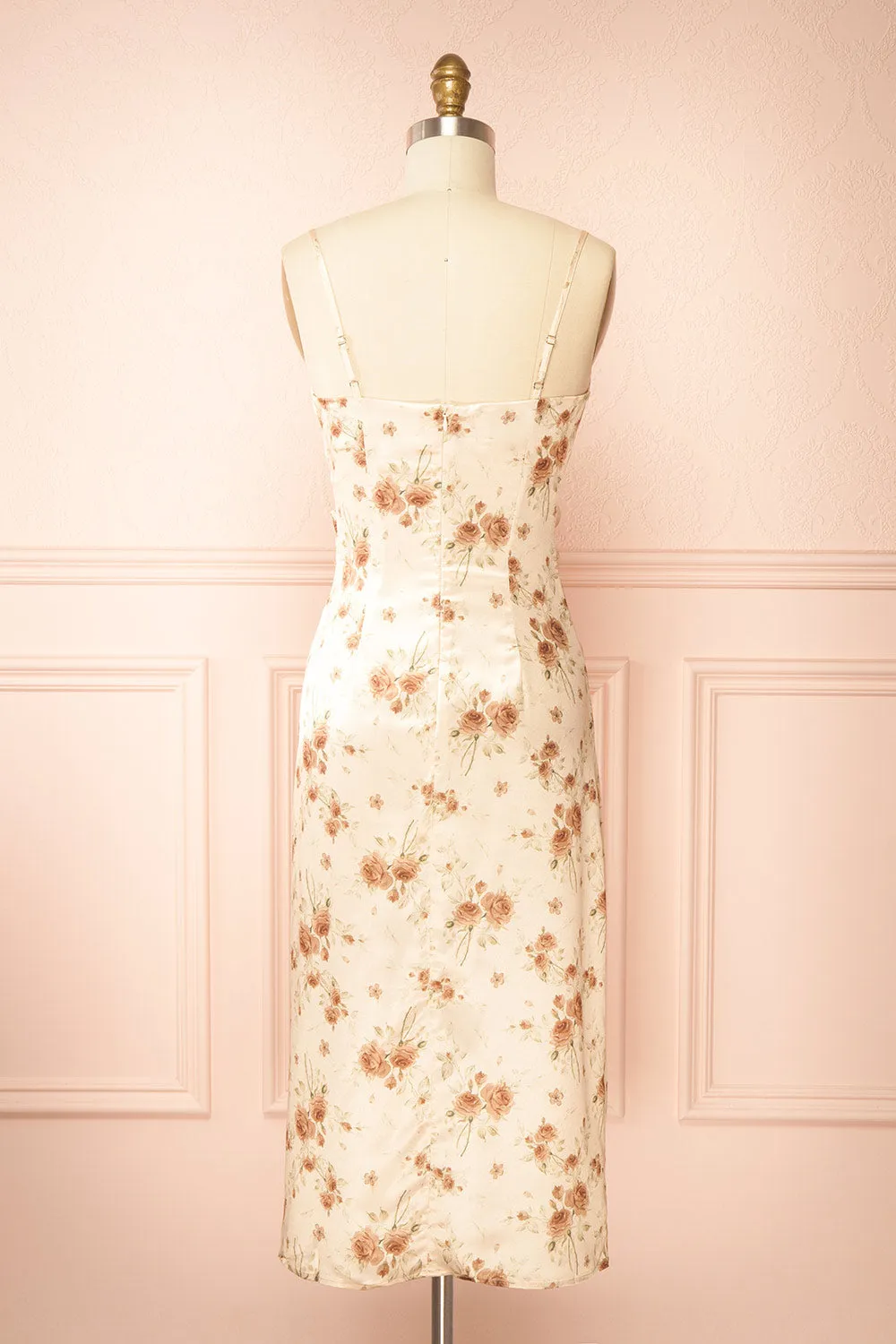 Rossy | Cowl Neck Floral Midi Dress sold by Boutique 1861 product image thumbnail 5