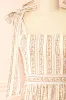 Sachiko | Long Floral Dress with Tie-Up Straps sold by Boutique 1861