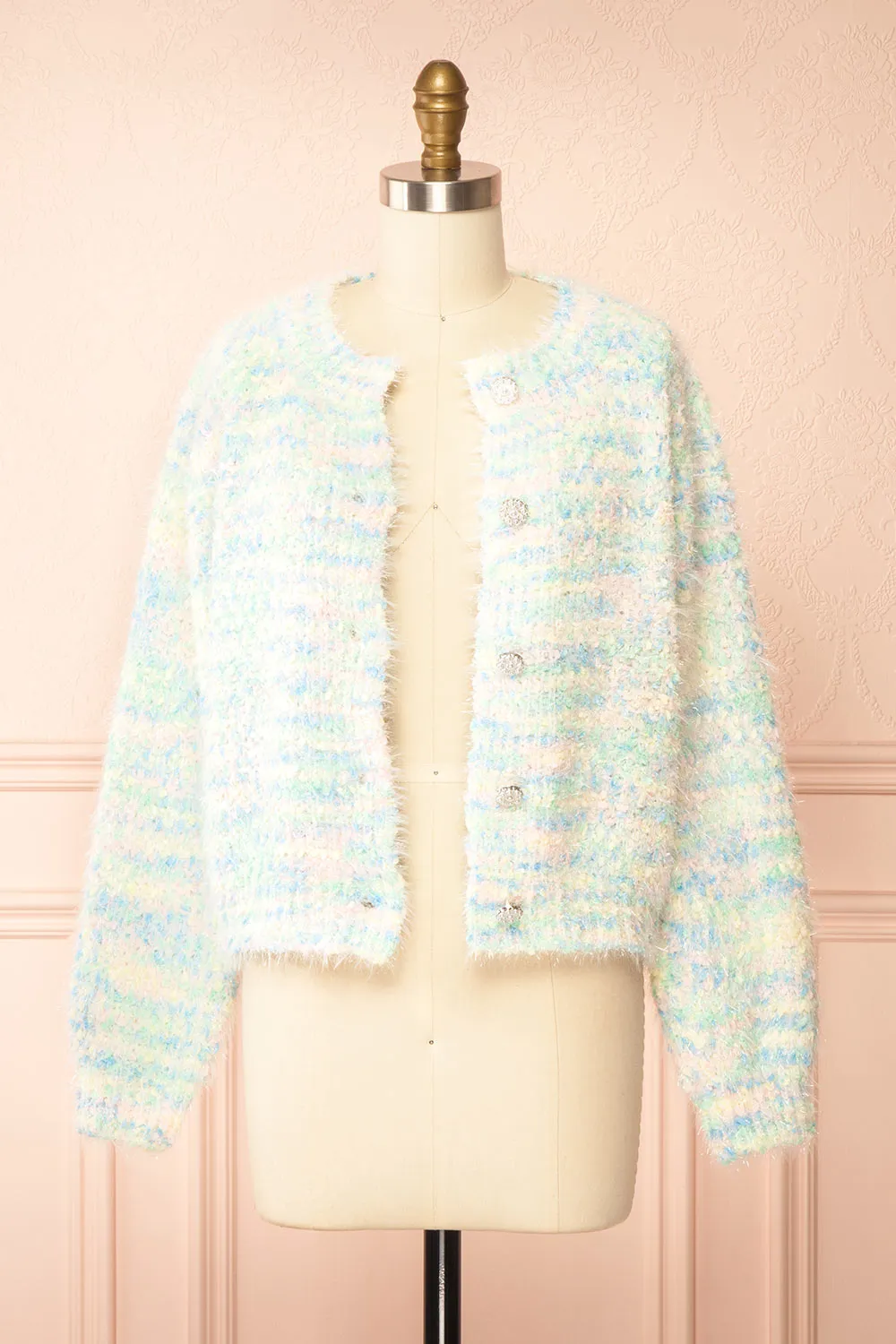 Theophilia | Sparkling Pastel Mix Cardigan sold by Boutique 1861 product image thumbnail 3