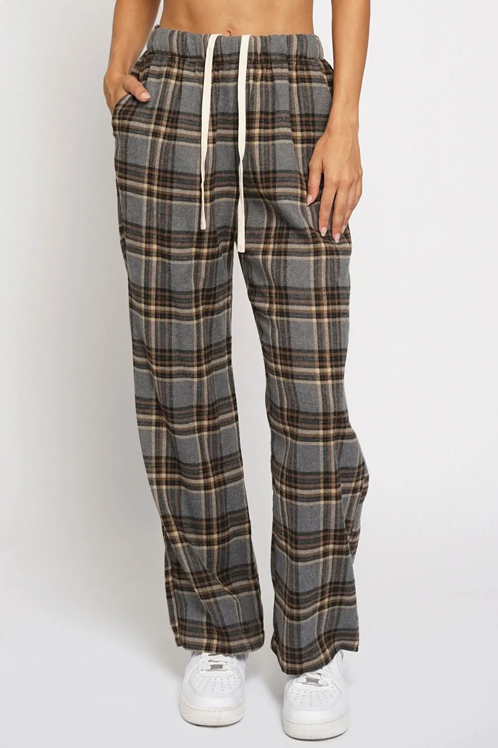 Machermo | Plaid Wide Leg Pants sold by Boutique 1861 product image thumbnail 2