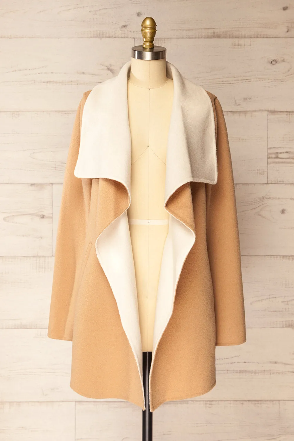 Treviso | Two-Tone Wool Coat by Soia & Kyo sold by Boutique 1861 product image thumbnail 5