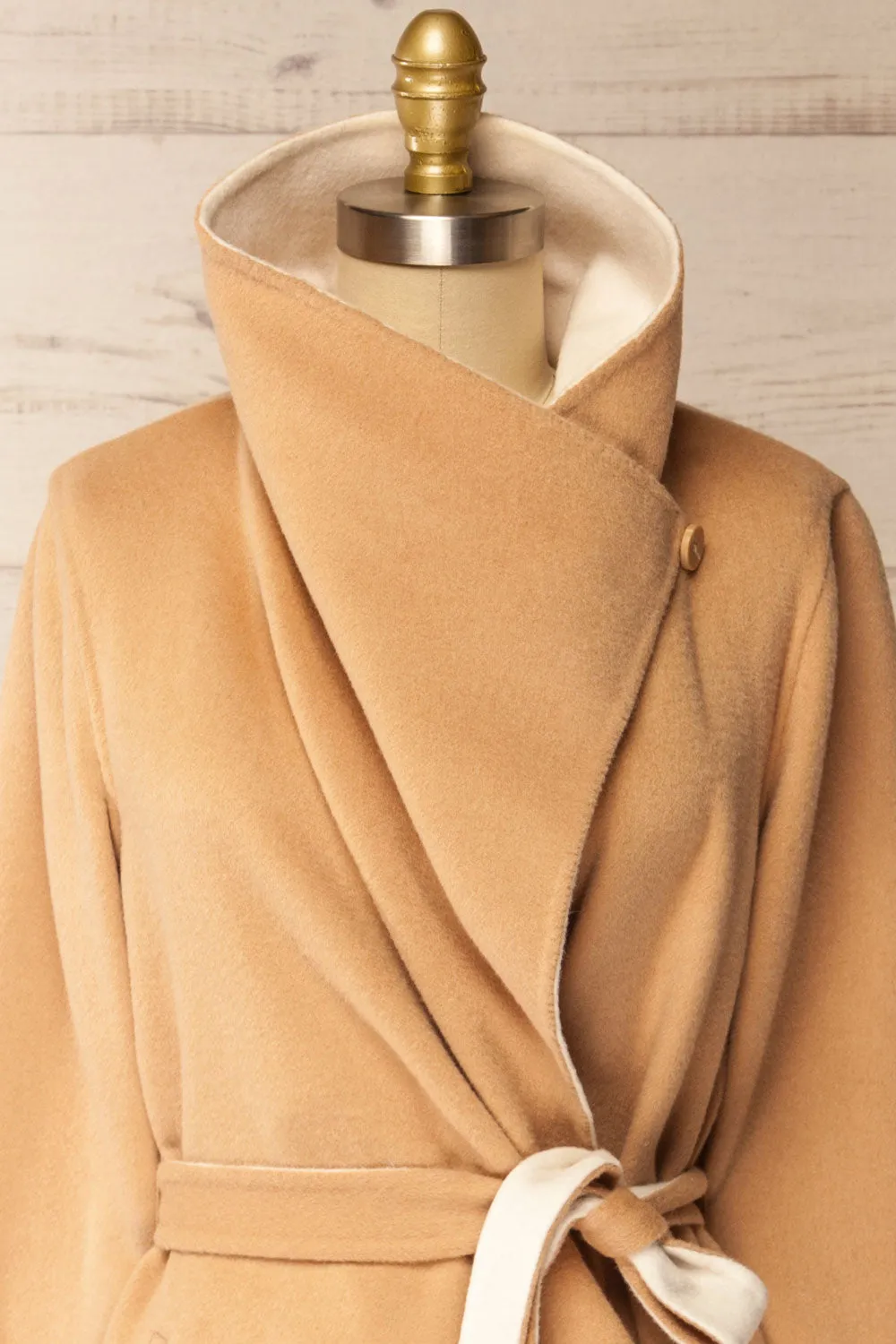 Treviso | Two-Tone Wool Coat by Soia & Kyo sold by Boutique 1861 product image thumbnail 3