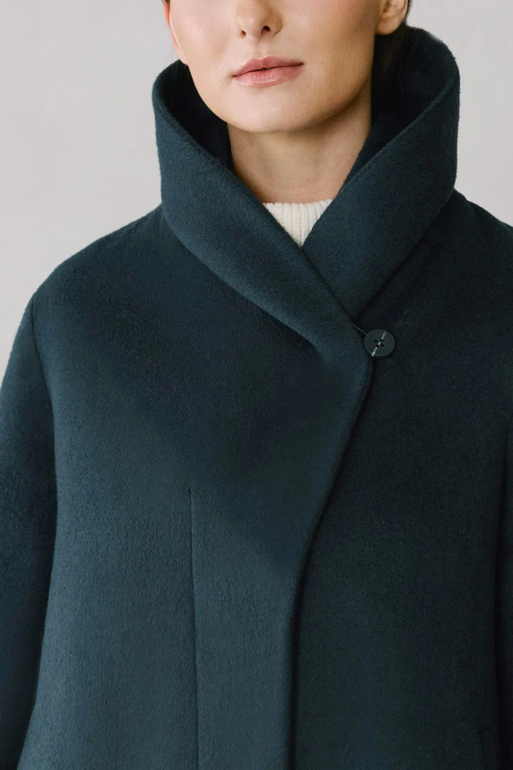 Ellisa Teal | Short Wool Coat by Soia & Kyo sold by Boutique 1861 product image thumbnail 4