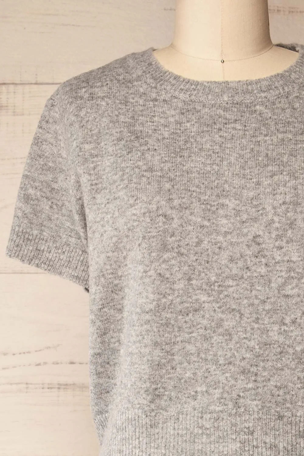 Kano Grey | Knitted Set with Scarf sold by Boutique 1861 product image thumbnail 4