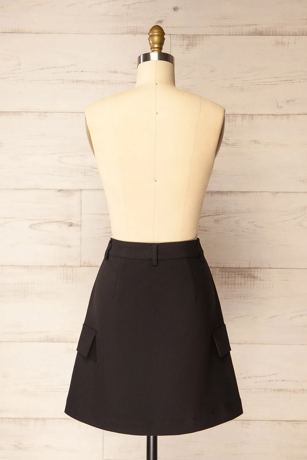 Norco | Short Black Pleated Cargo Skirt sold by Boutique 1861 product image thumbnail 5