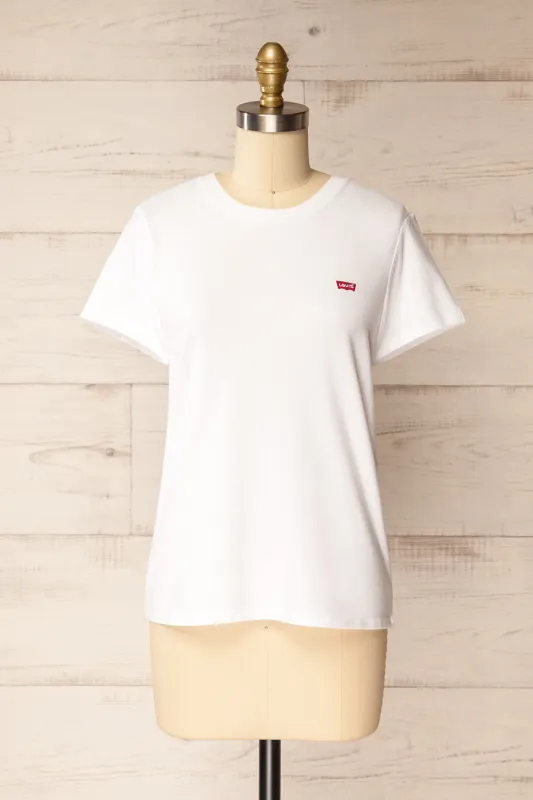 Welby | White Cotton T-Shirt made by Boutique 1861