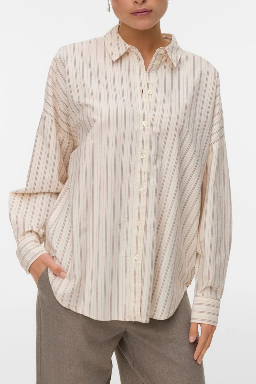 Bahamas Striped | Button-Up Cotton Shirt sold by Boutique 1861 product image thumbnail 2