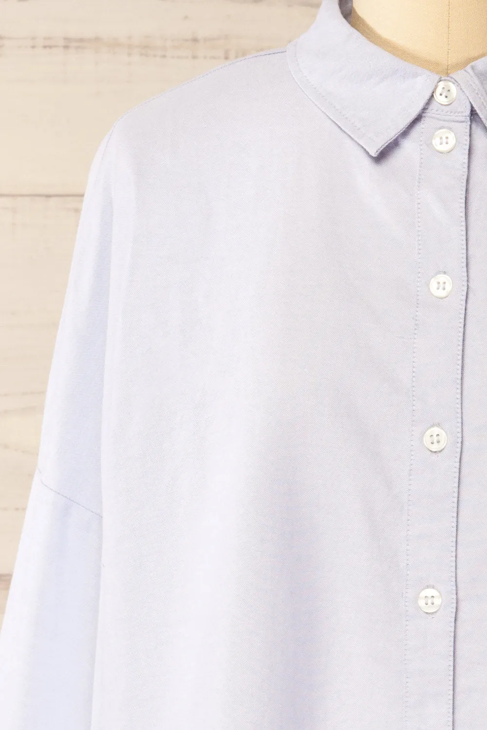 Bahamas Blue | Button-Up Cotton Shirt sold by Boutique 1861 product image thumbnail 3