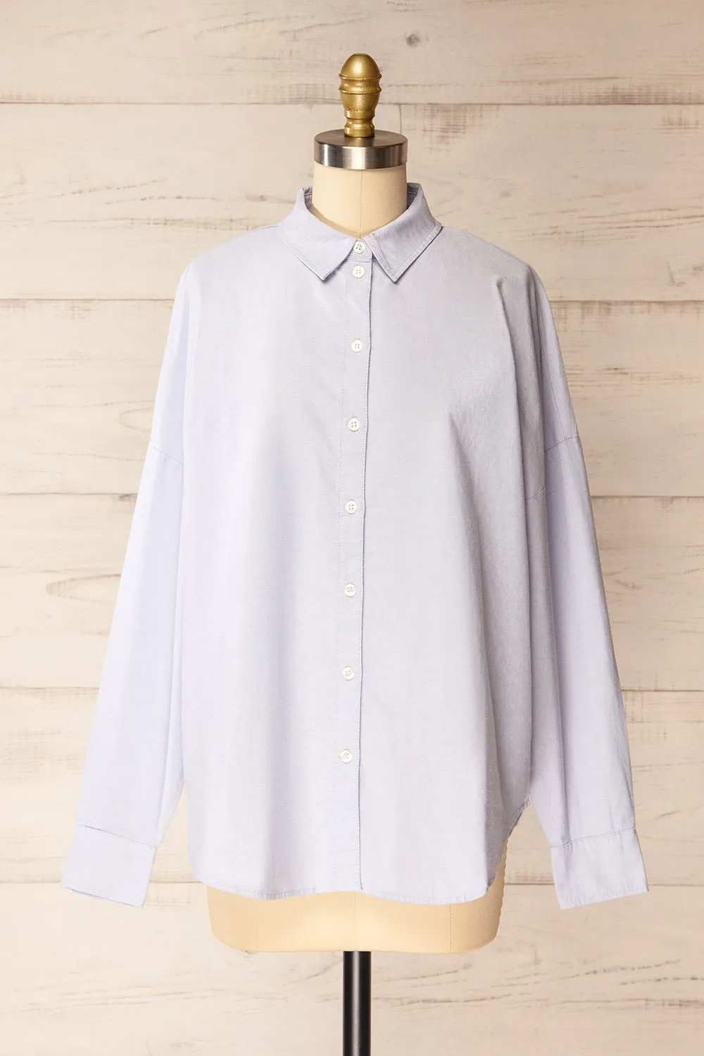 Bahamas Blue | Button-Up Cotton Shirt sold by Boutique 1861